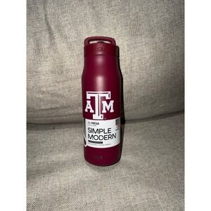 NCAA Texas A&M Aggies Simple Modern Mesa Stainless Water Bottle 34oz (NWTS)
